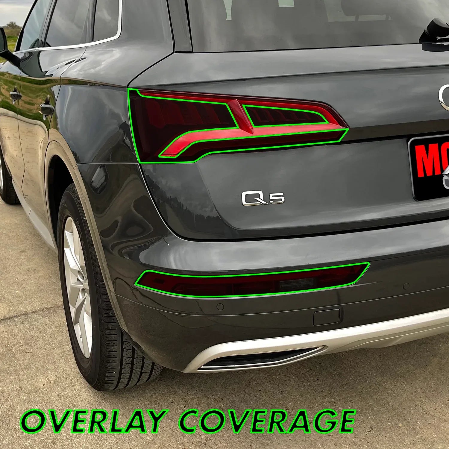 2018-2020 Audi Q5 | Tail Light PreCut Tint Overlays