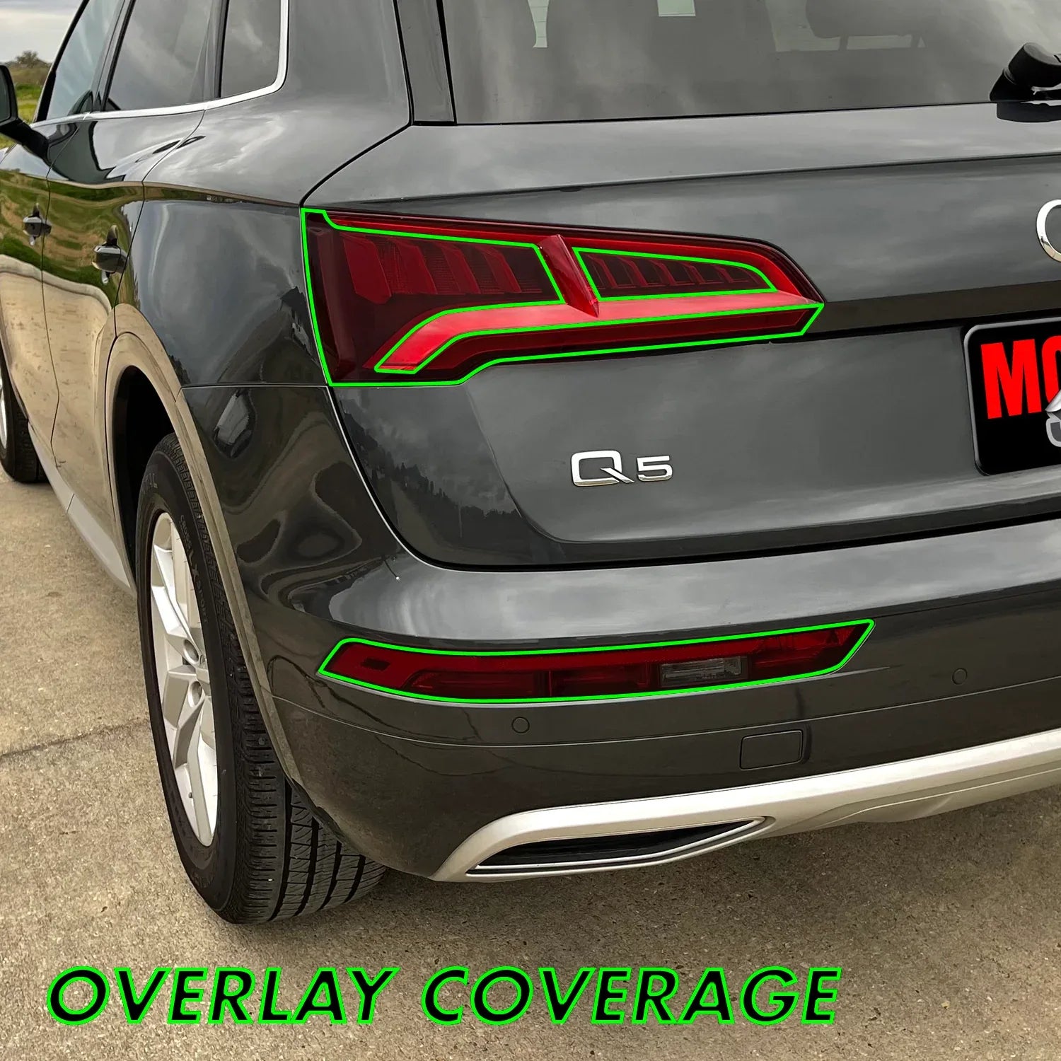 2018-2020 Audi Q5 | Tail Light PreCut Tint Overlays