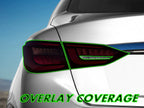 2018-2023 Infiniti Q50 | Tail Light Reverse Cutout PreCut Tint Overlays