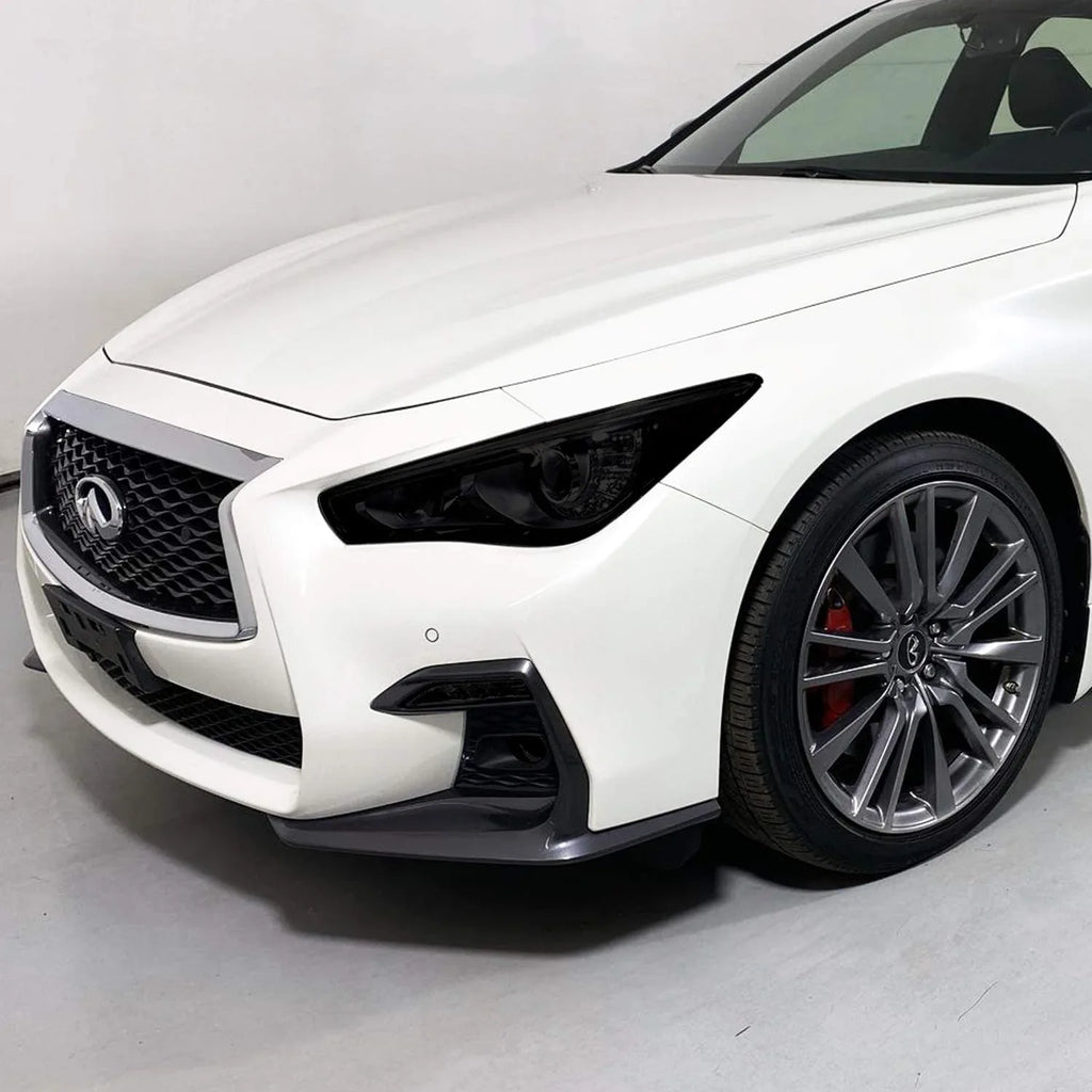 2014-2023 Infiniti Q50 | Headlight PreCut Tint Overlays