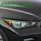 2014-2023 Infiniti Q50 | Headlight Eyelid PreCut Tint Overlays