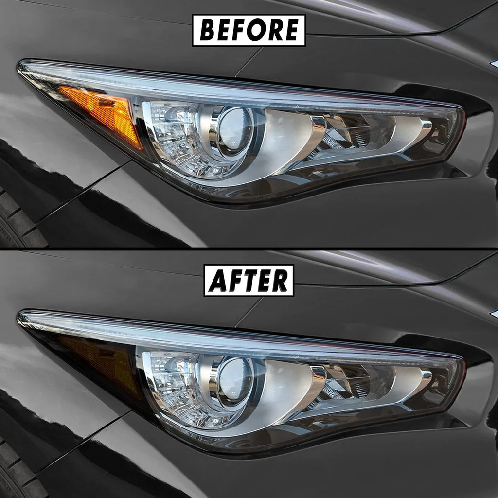 2014-2023 Infiniti Q50 | Headlight Side Marker PreCut Tint Overlays