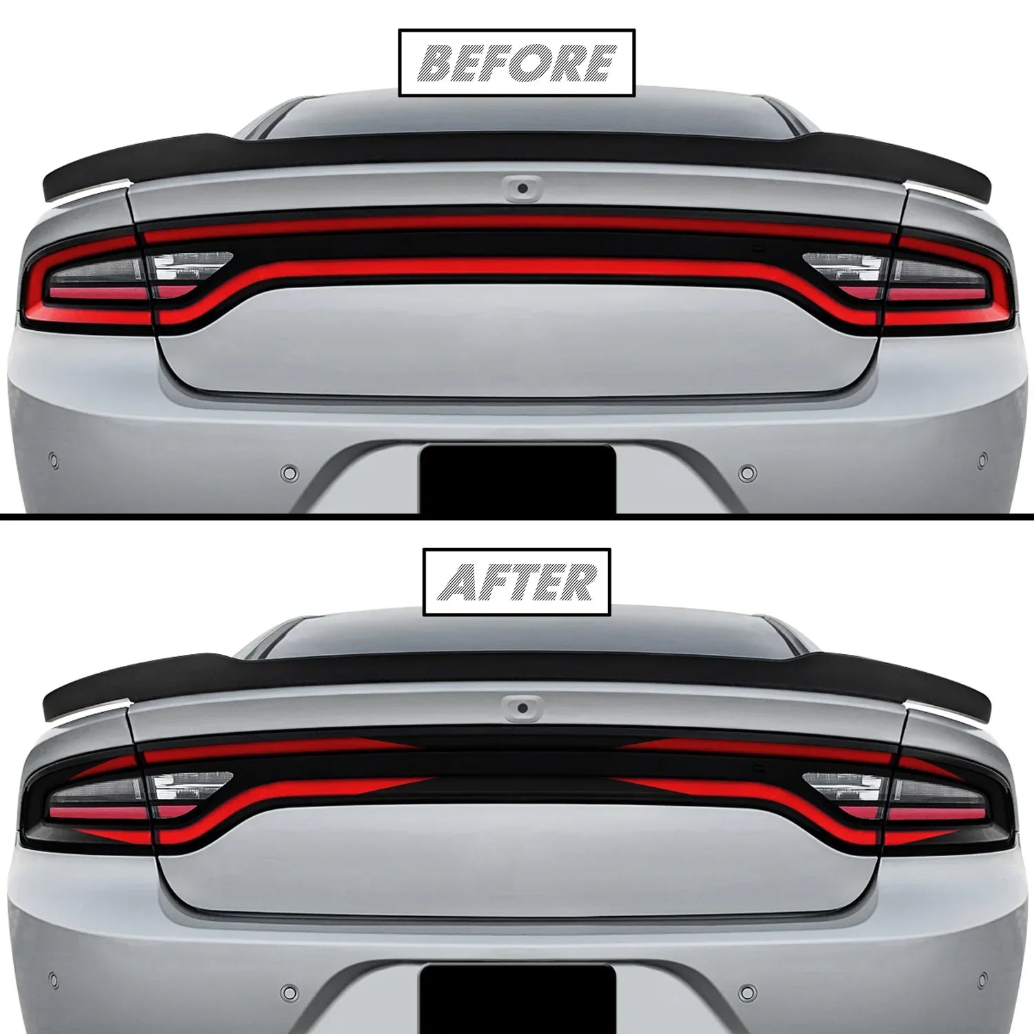 2015-2023 Dodge Charger | Tail Light Race Track PreCut Vinyl Overlays