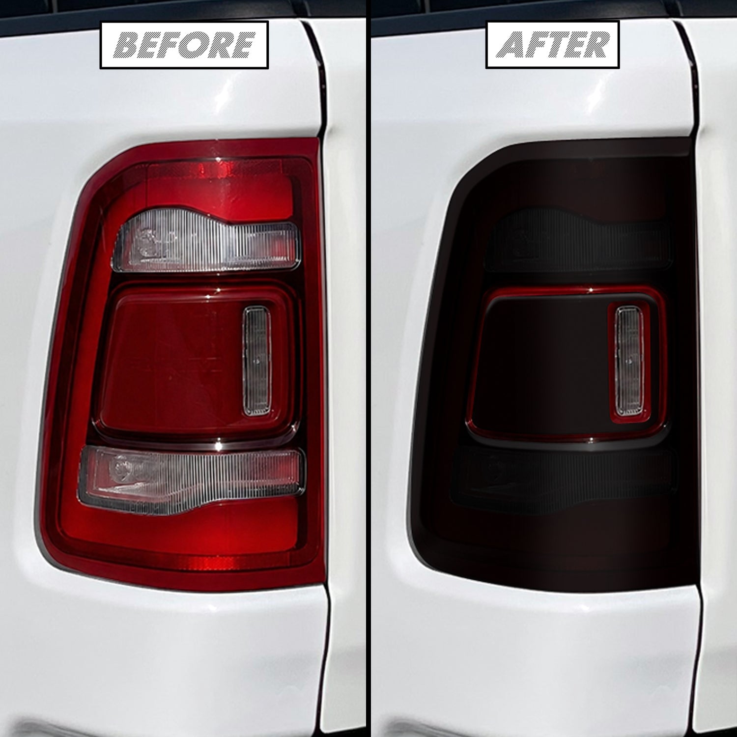 2019-2024 Dodge Ram 1500 | Tail Light PreCut Tint Overlays