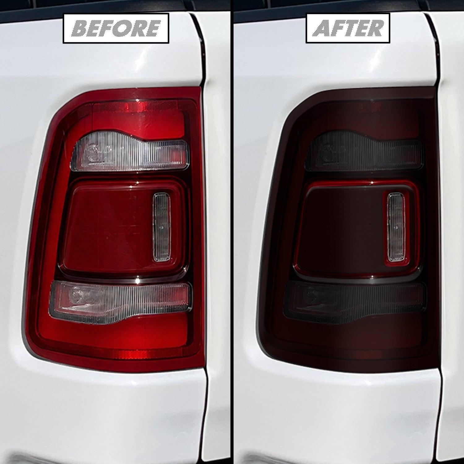 2019-2024 Dodge Ram 1500 | Tail Light PreCut Tint Overlays