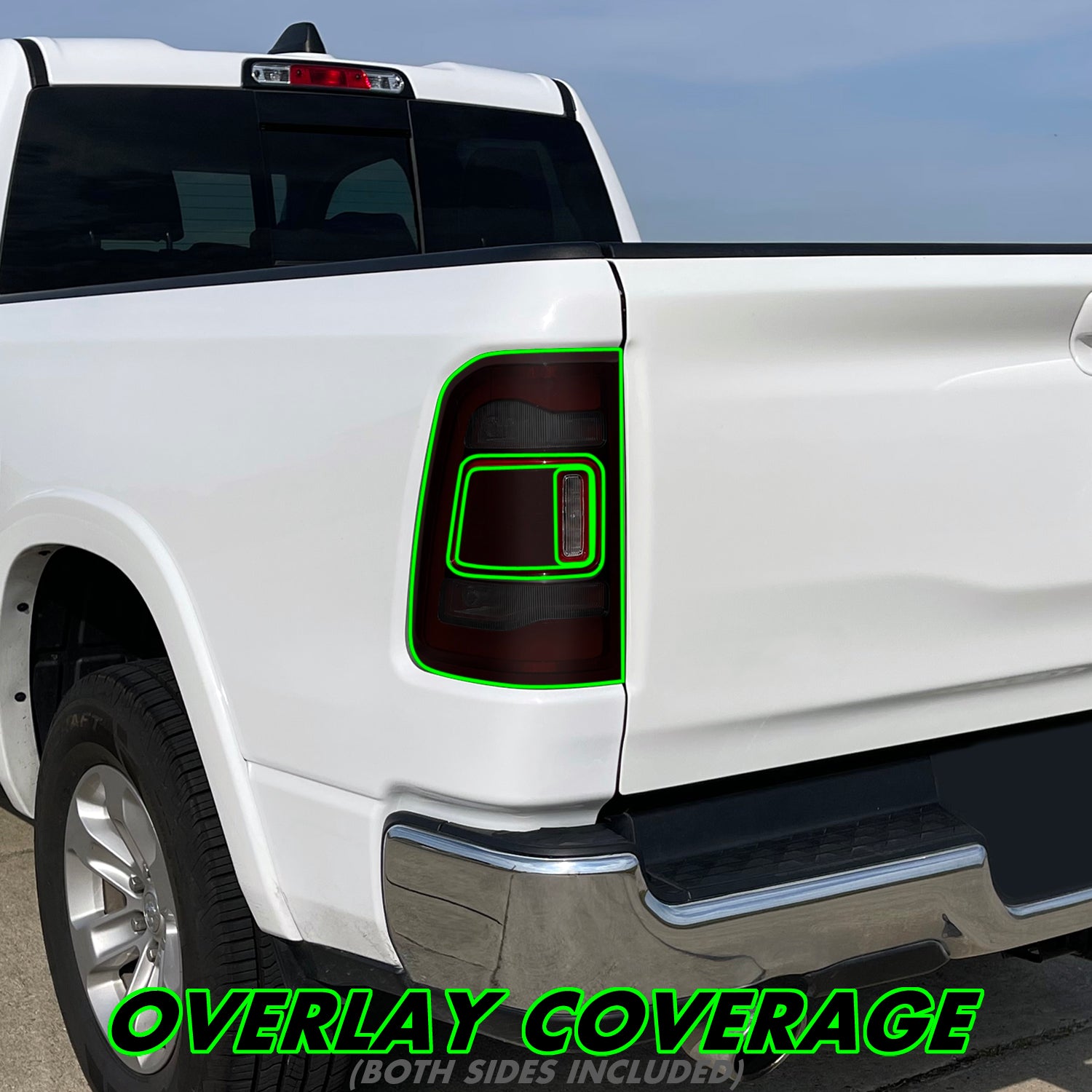 2019-2024 Dodge Ram 1500 | Tail Light PreCut Tint Overlays