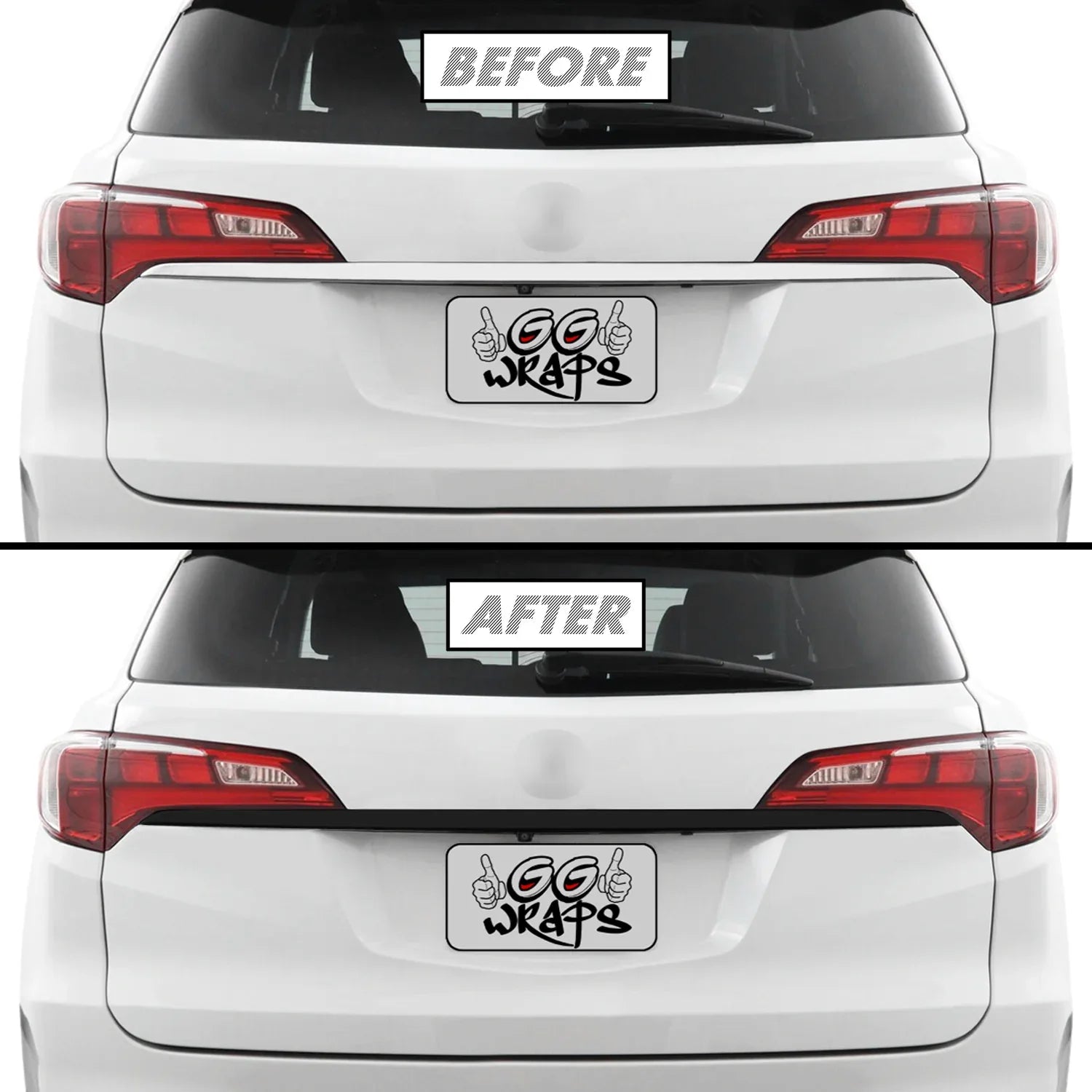 2013-2018 Acura RDX | Tailgate Trim Chrome Delete PreCut Vinyl Wrap