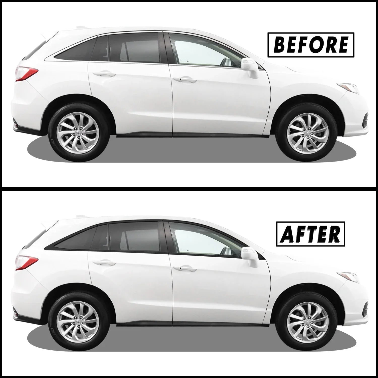 2013-2018 Acura RDX | Window Trim Chrome Delete PreCut Vinyl Wrap