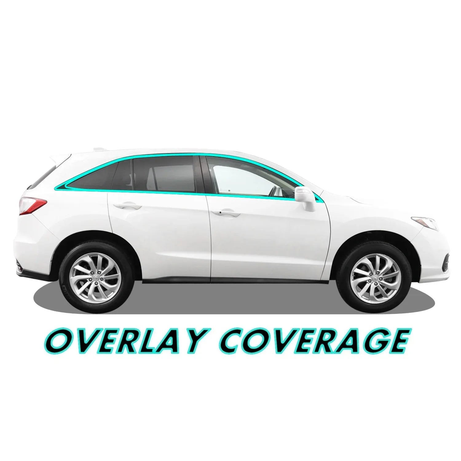 2013-2018 Acura RDX | Window Trim Chrome Delete PreCut Vinyl Wrap