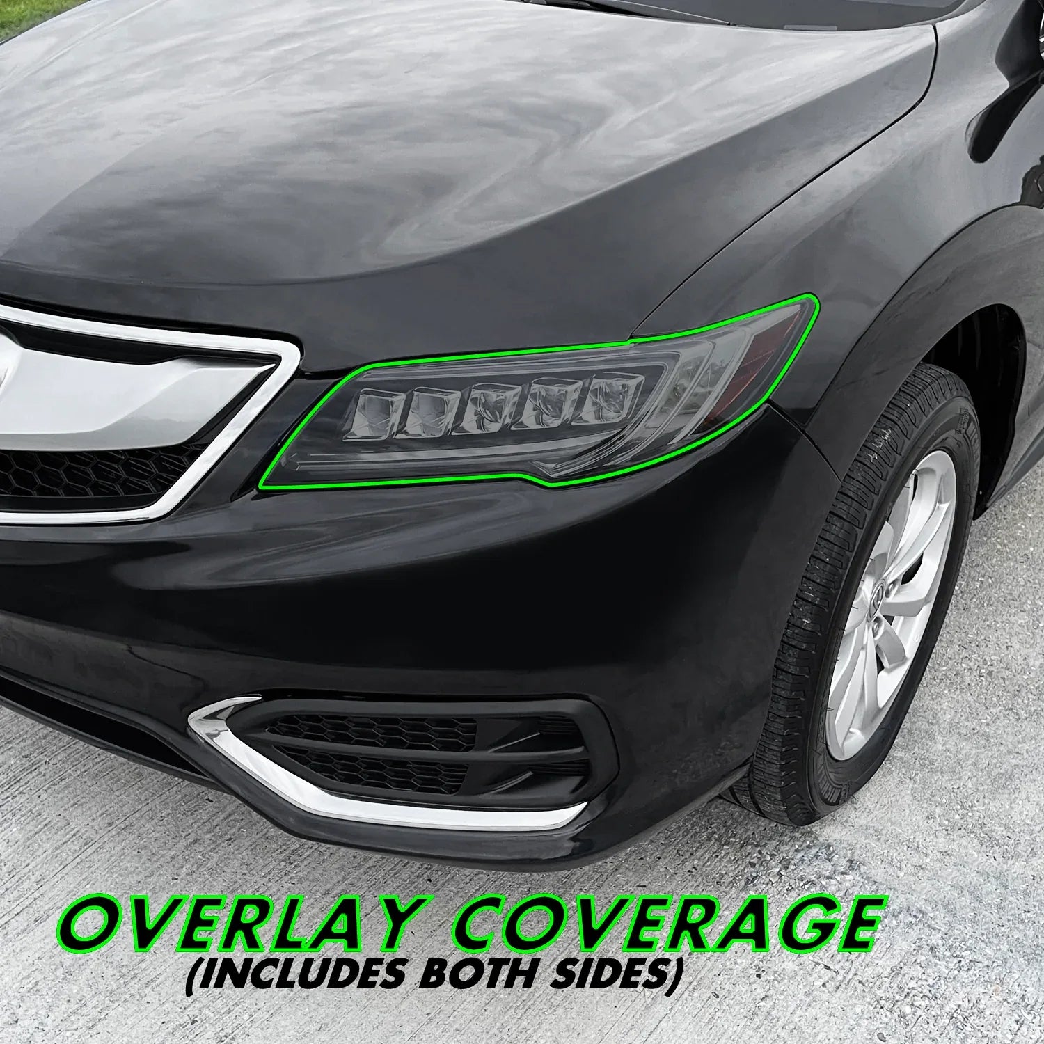 2016-2018 Acura RDX | Headlight PreCut Tint Overlays