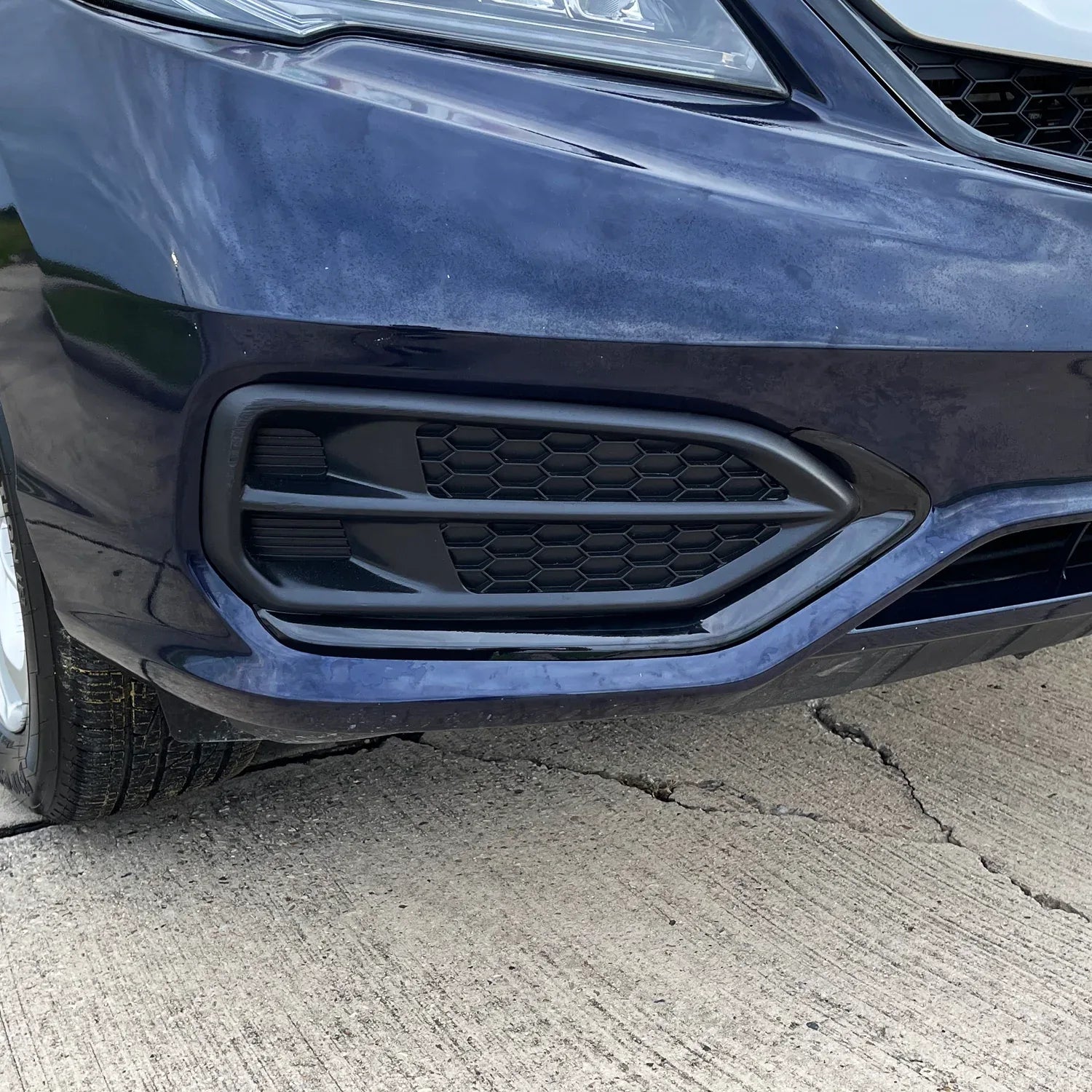 2016-2018 Acura RDX | Fog Light Trim Chrome Delete PreCut Vinyl Wrap