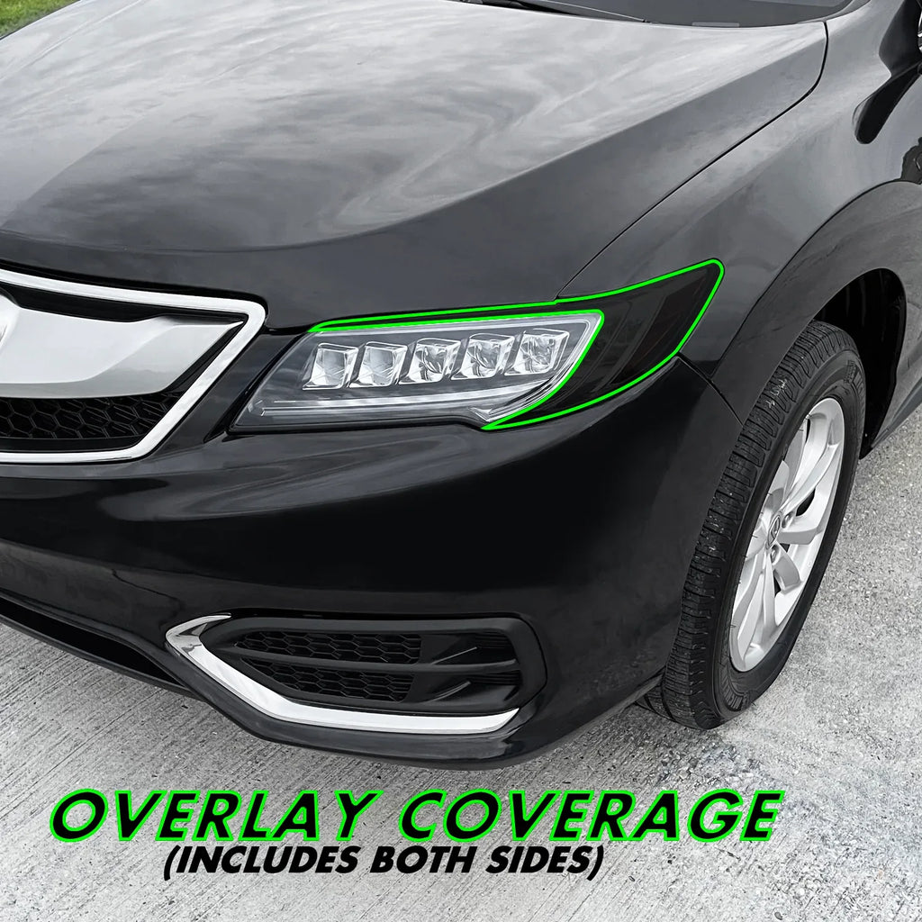 2016-2018 Acura RDX | Headlight Cutout PreCut Tint Overlays