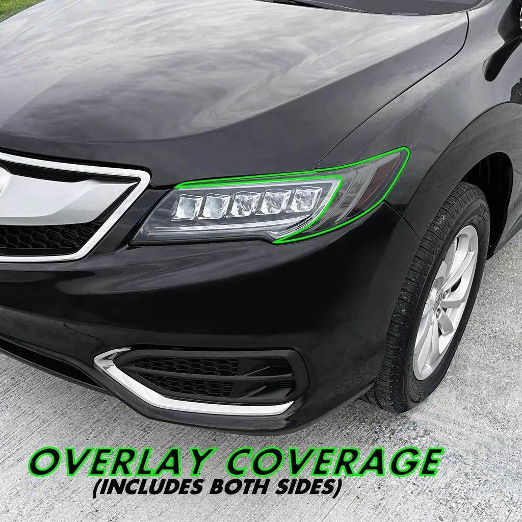 2016-2018 Acura RDX | Headlight Cutout PreCut Tint Overlays