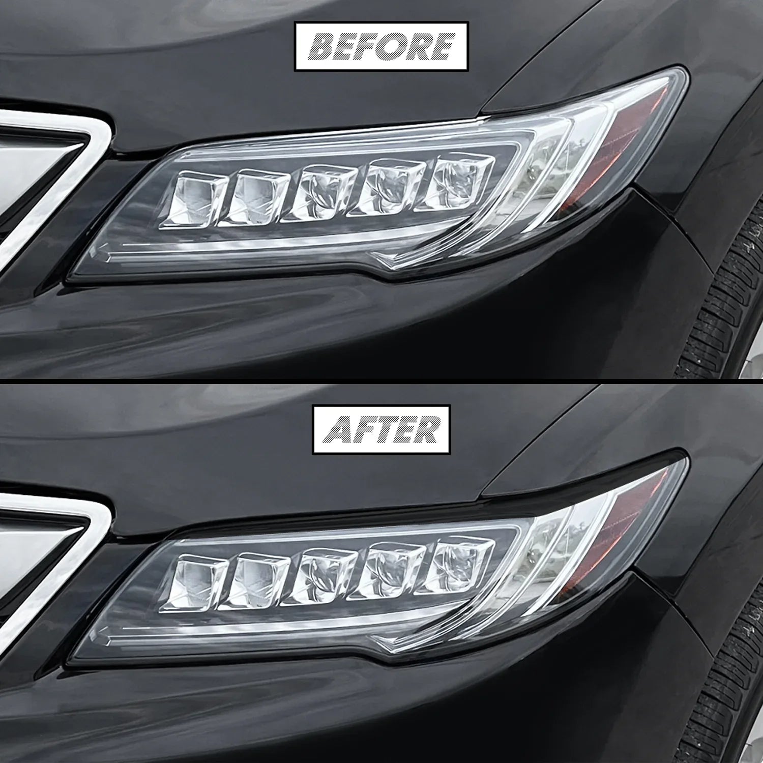 2016-2018 Acura RDX | Headlight Eyelid PreCut Tint Overlays