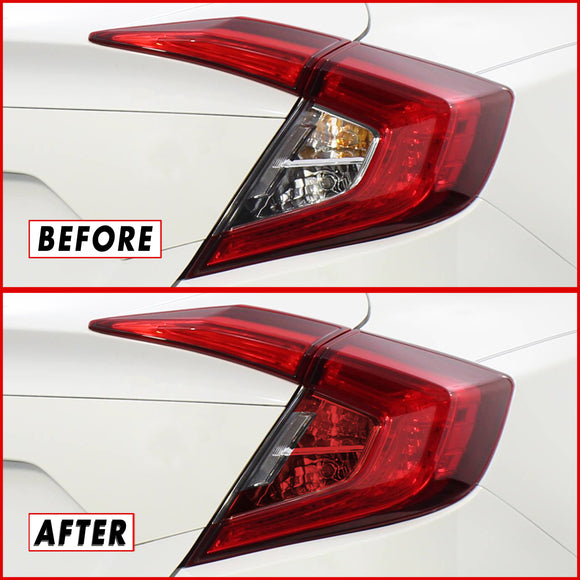 2016-2021 Honda Civic Sedan | Turn Signal & Reverse Light PreCut Tint Overlays