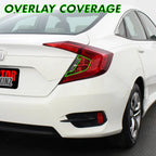 2016-2021 Honda Civic Sedan | Turn Signal & Reverse Light PreCut Tint Overlays