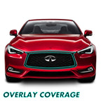 2017-2022 Infiniti Q60 | Front Grill Trim Chrome Delete PreCut Vinyl Wrap