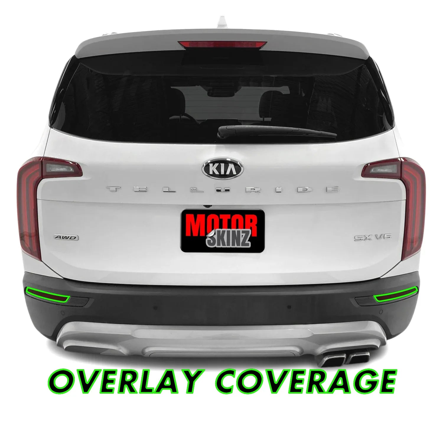 2020-2022 Kia Telluride | Reflector PreCut Tint Overlays