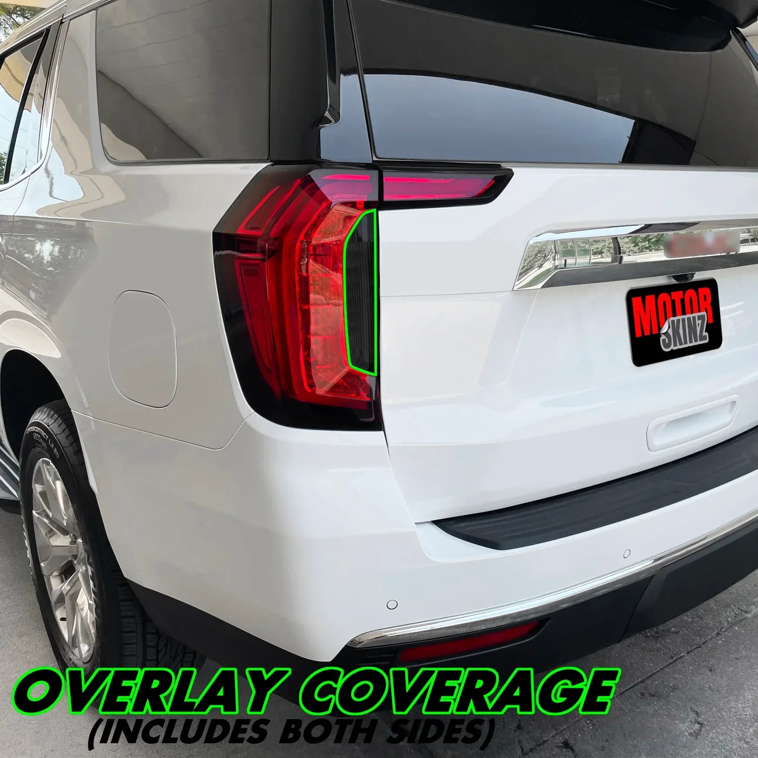 2021-2023 GMC Yukon | Reverse Light PreCut Tint Overlays