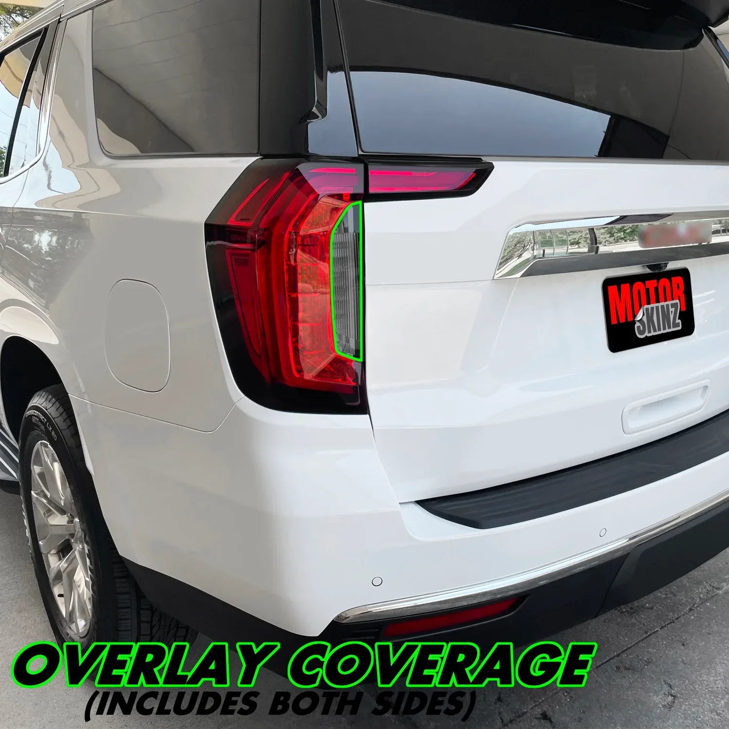 2021-2023 GMC Yukon | Reverse Light PreCut Tint Overlays