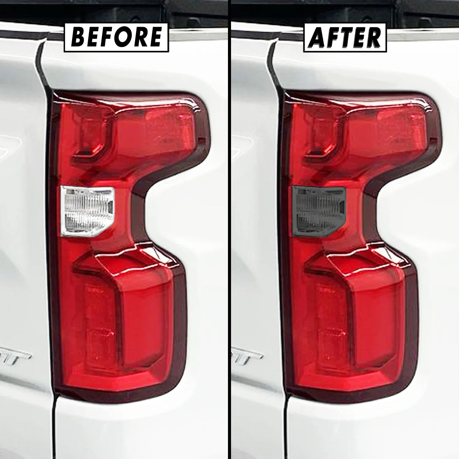 2019-2025 Chevrolet Silverado 1500 | Reverse Light PreCut Tint Overlays