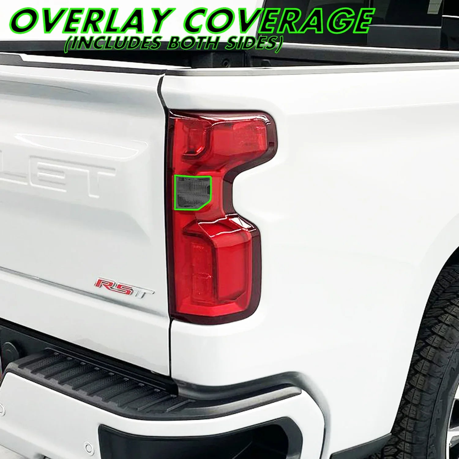 2019-2025 Chevrolet Silverado 1500 | Reverse Light PreCut Tint Overlays