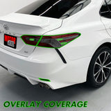 2018-2022 Toyota Camry | Tail Light Reverse Cutout PreCut Tint Overlays