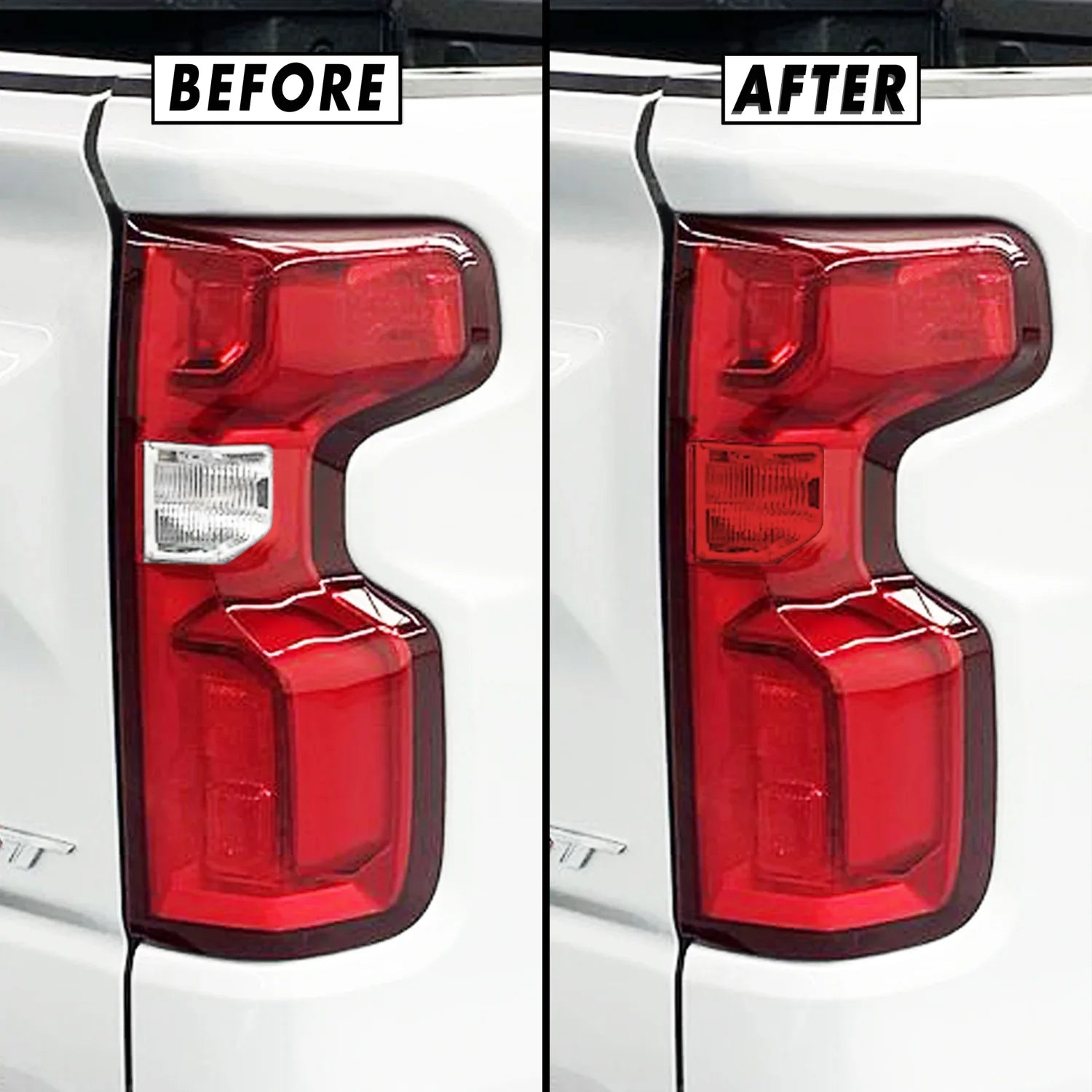 2019-2025 Chevrolet Silverado 1500 | Reverse Light PreCut Tint Overlays