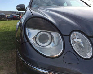 2003-2009 Mercedes E-Class | Headlight Eyelid PreCut Tint Overlays