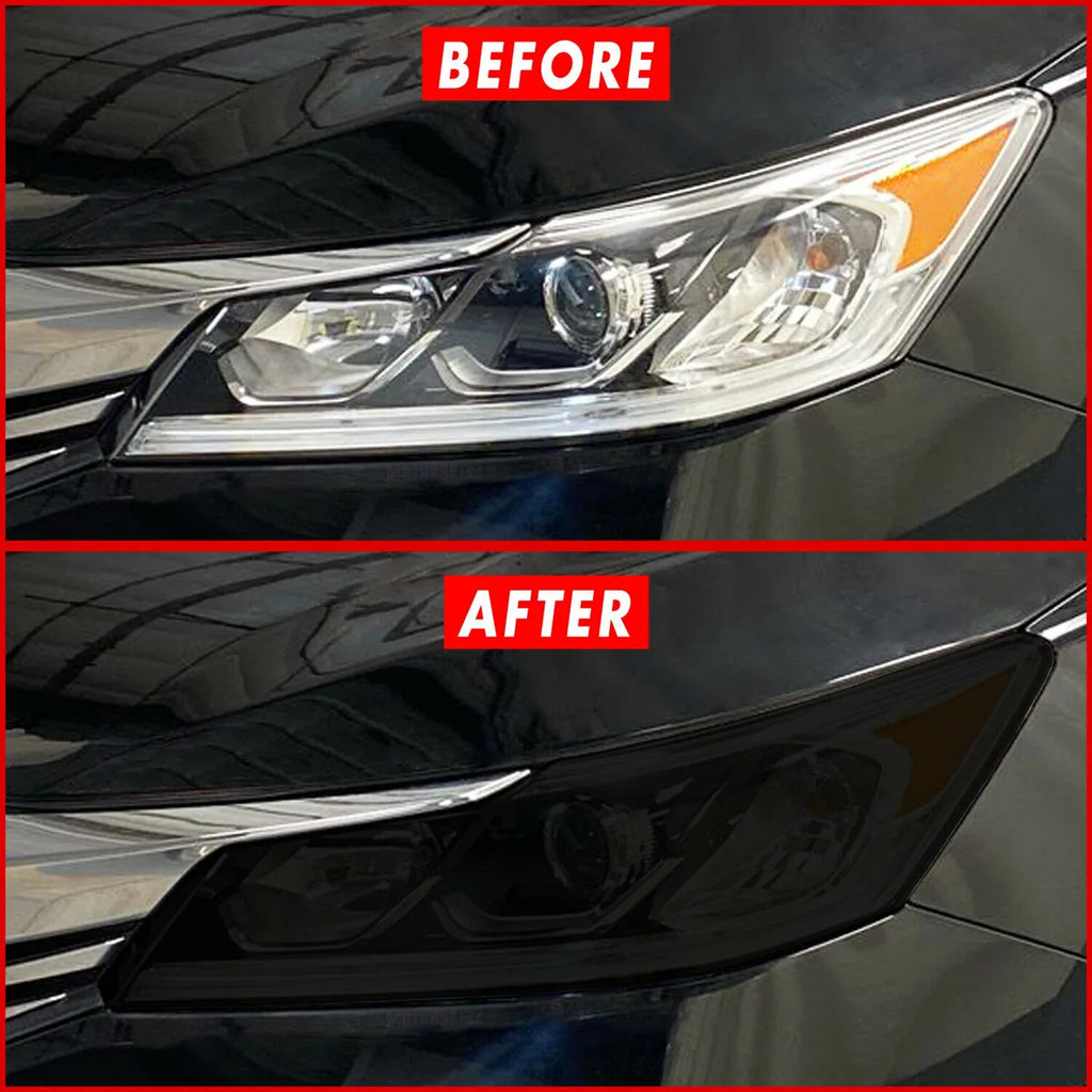 2016-2017 Honda Accord Sedan | Headlight PreCut Tint Overlays