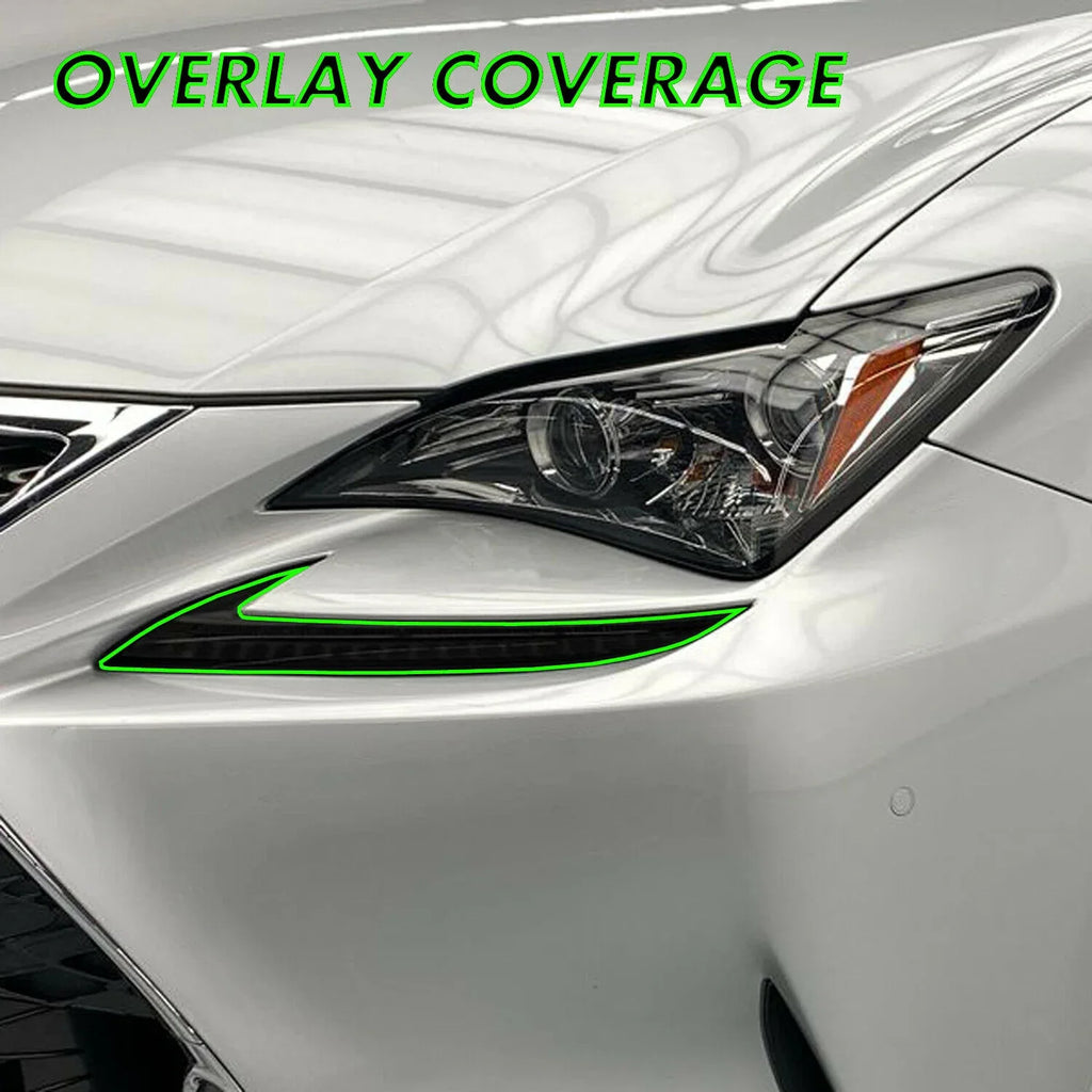 2015-2018 Lexus RC | DRL Turn Signal PreCut Tint Overlays