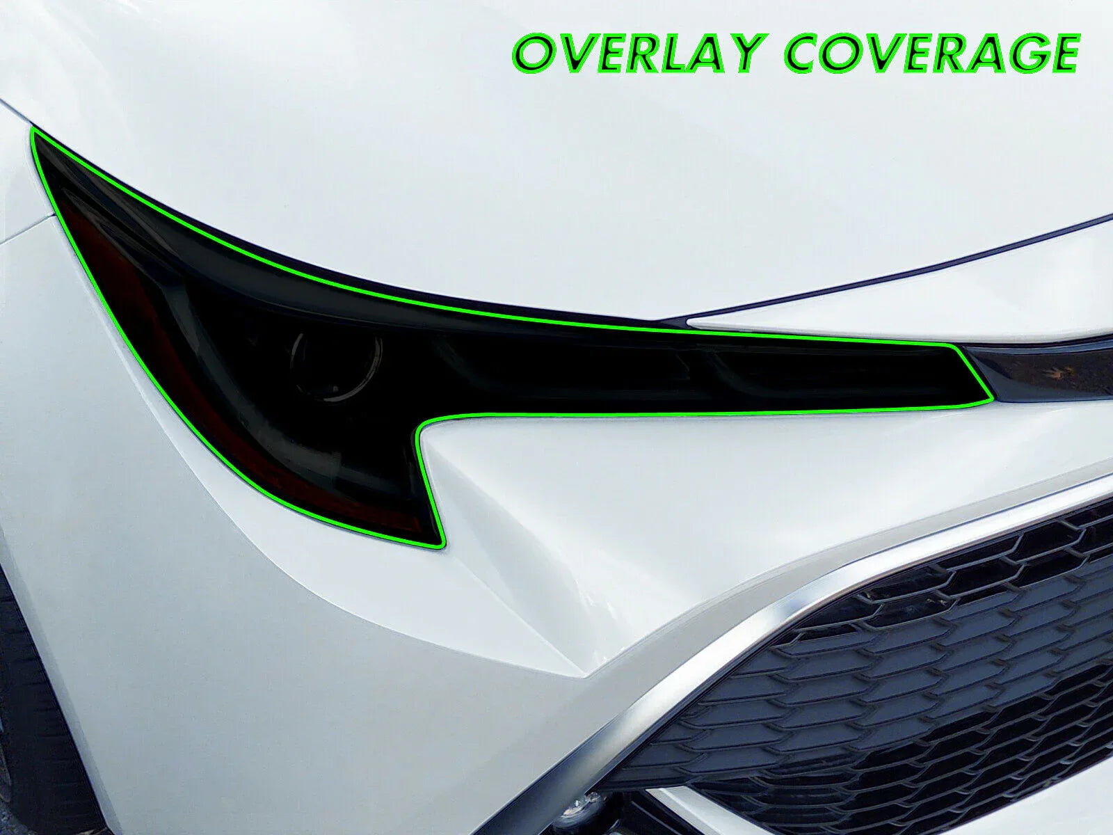 2019-2022 Toyota Corolla | Headlight PreCut Tint Overlays