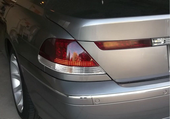 2003-2005 BMW 7 Series | Tail Light Cutout PreCut Tint Overlays