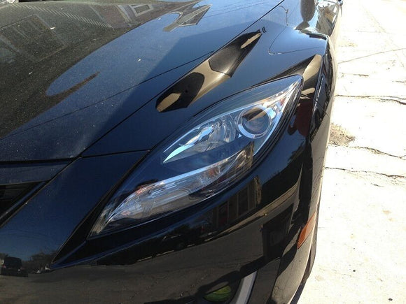 2011-2013 Mazda 6 | Headlight Eyelid PreCut Tint Overlays