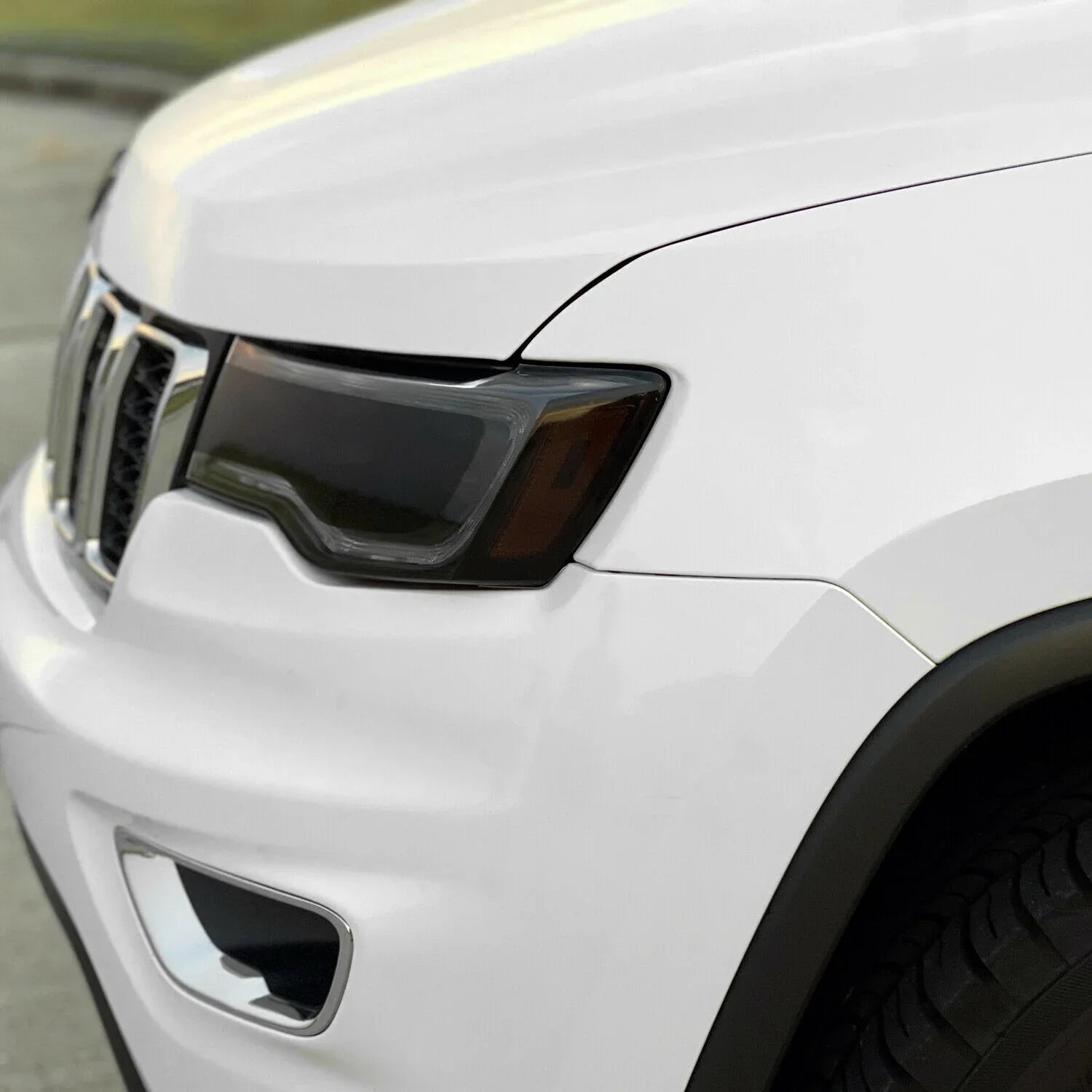 2014-2021 Jeep Grand Cherokee | Headlight Side Marker PreCut Tint Overlays