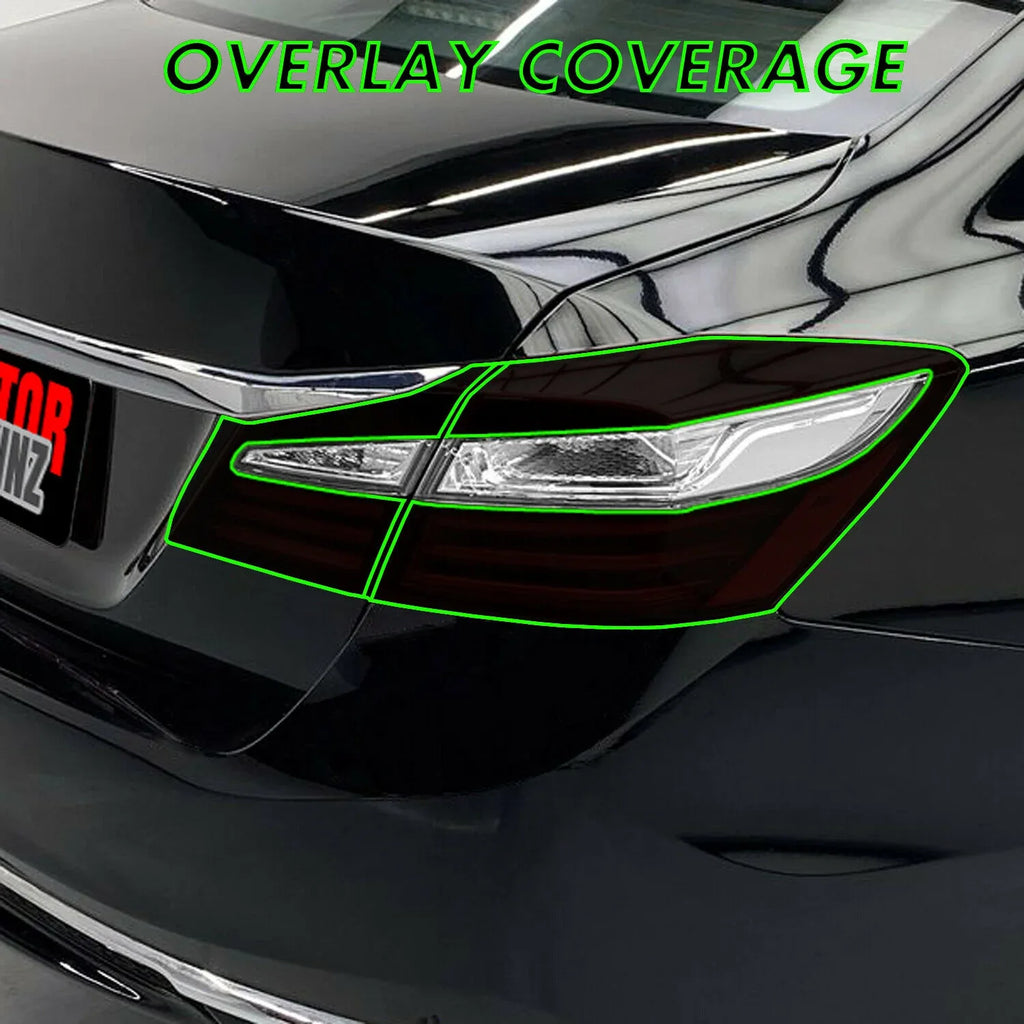 2016-2017 Honda Accord Sedan | Tail Light Cutout PreCut Tint Overlays