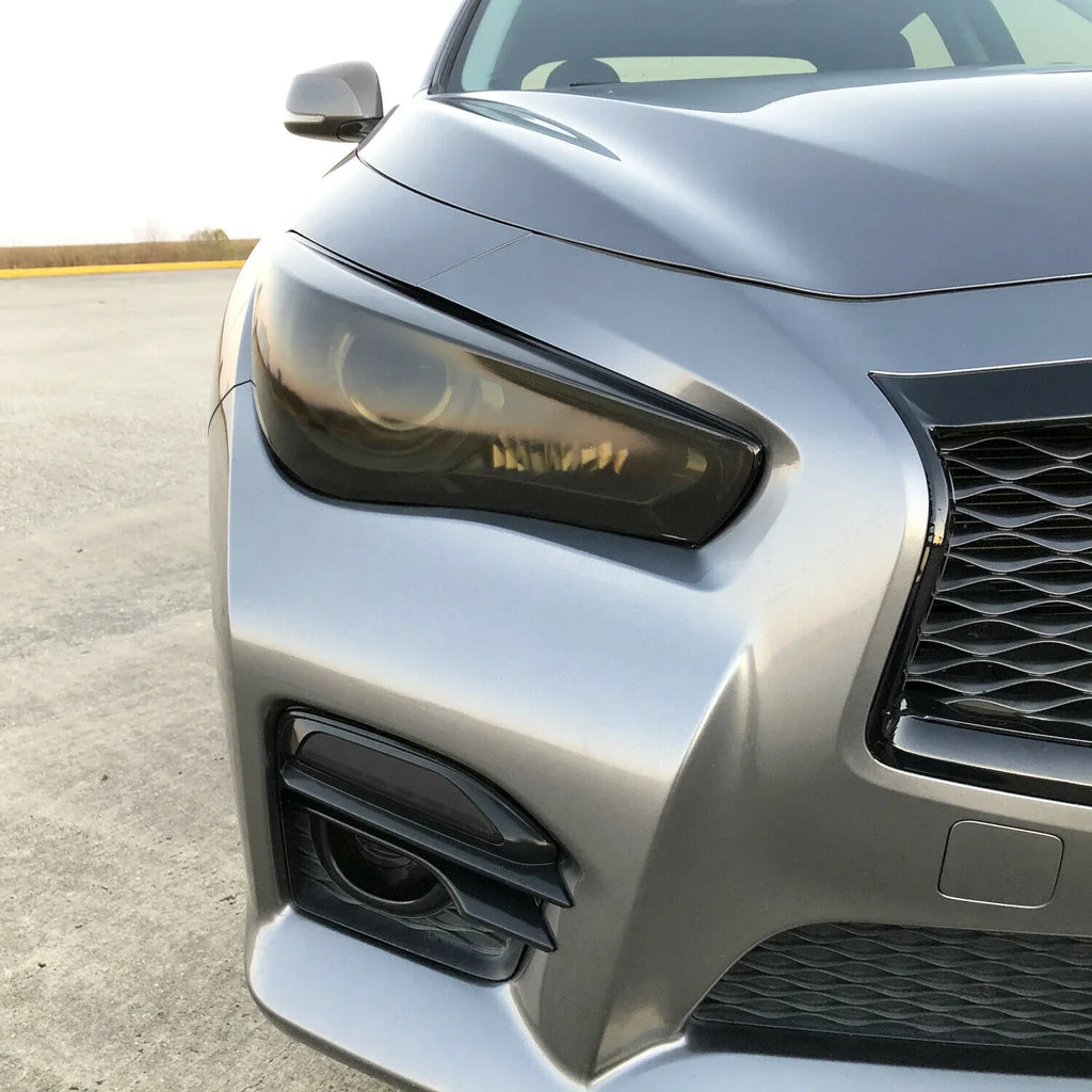 2014-2023 Infiniti Q50 | Headlight PreCut Tint Overlays