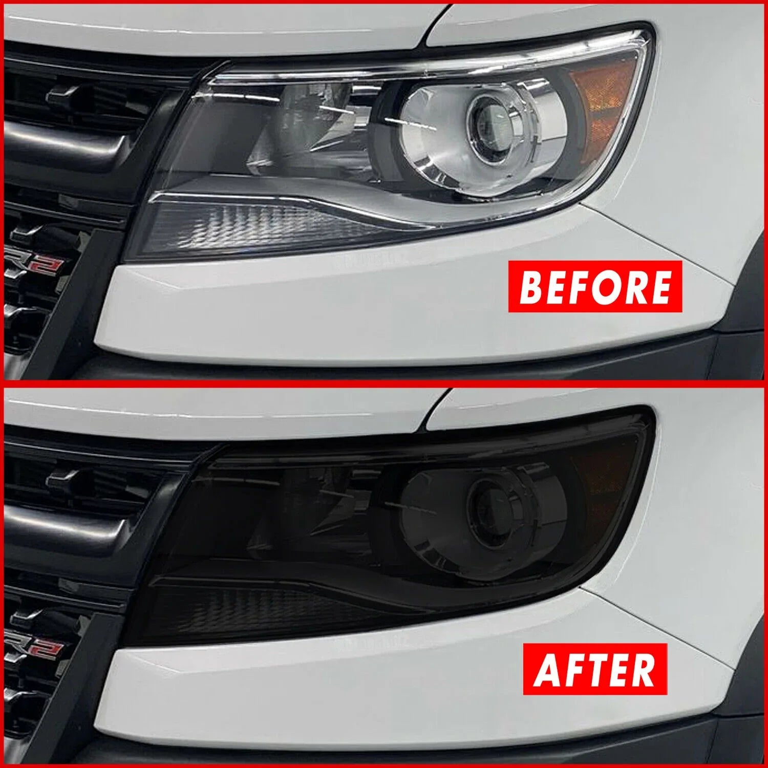 2015-2022 Chevrolet Colorado | Headlight PreCut Tint Overlays