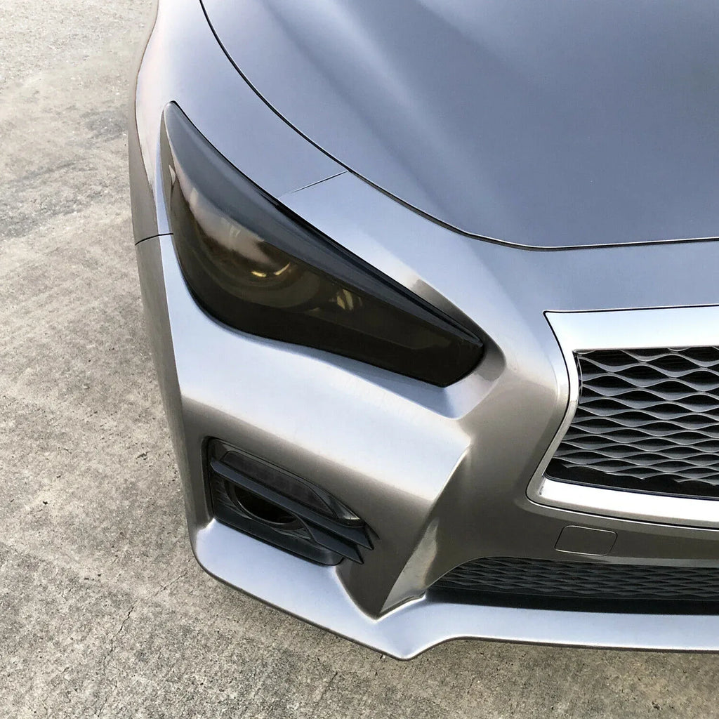 2014-2023 Infiniti Q50 | Headlight PreCut Tint Overlays