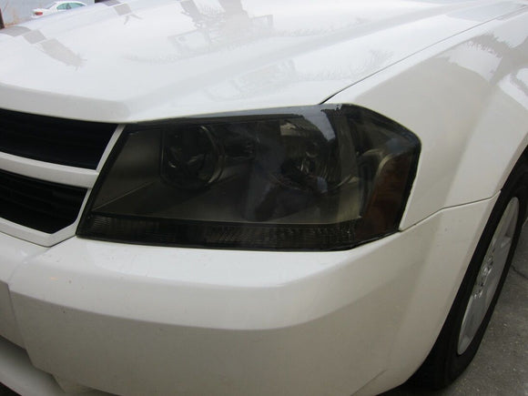 2008-2014 Dodge Avenger | Headlight PreCut Tint Overlays