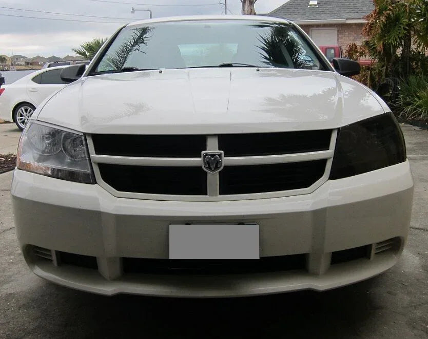 2008-2014 Dodge Avenger | Headlight PreCut Tint Overlays