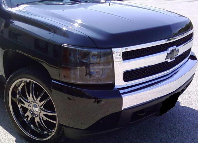 2007-2013 Chevrolet Silverado | Headlight PreCut Tint Overlays