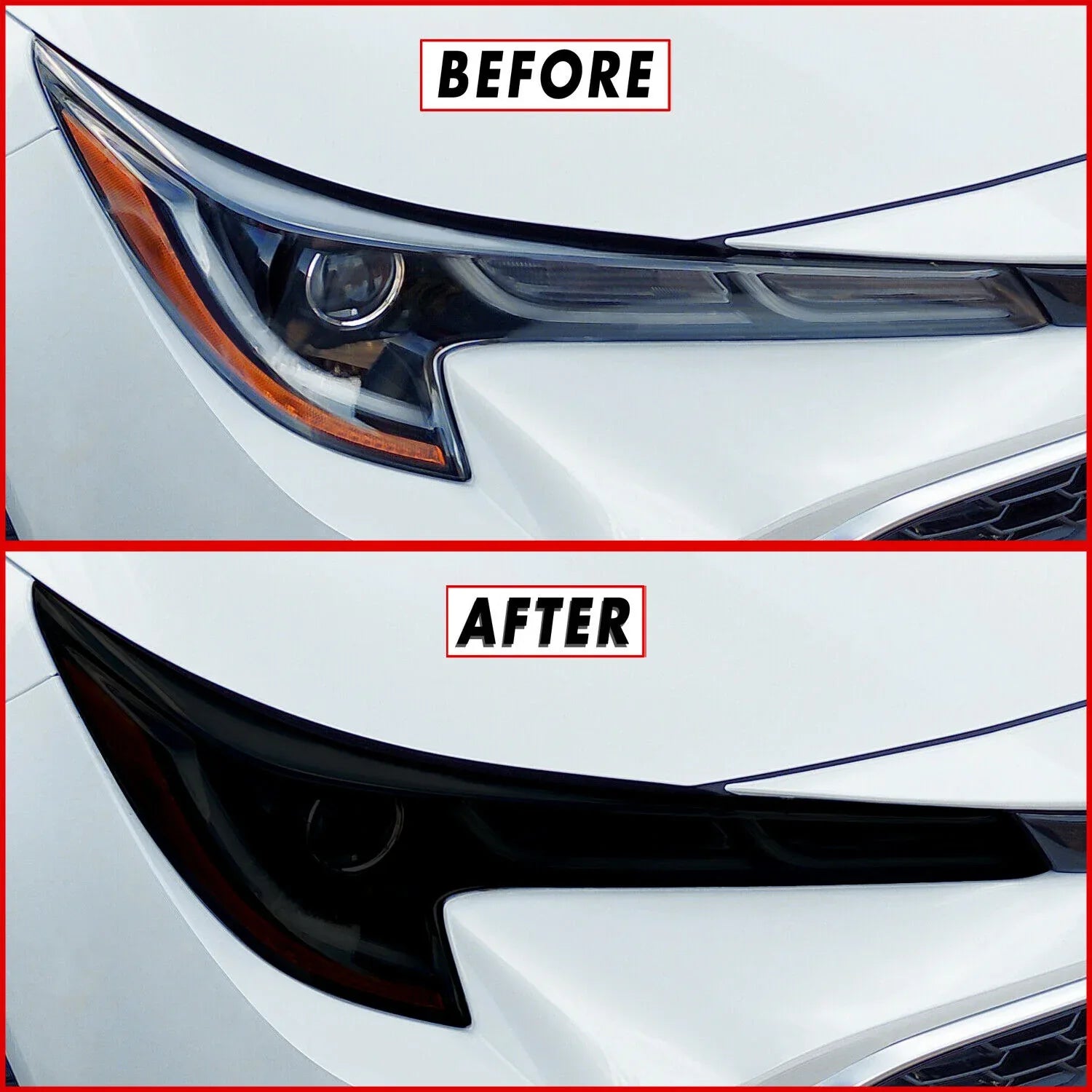 2019-2022 Toyota Corolla | Headlight PreCut Tint Overlays