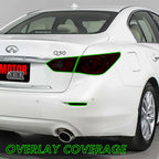2014-2017 Infiniti Q50 | Tail Light PreCut Tint Overlays