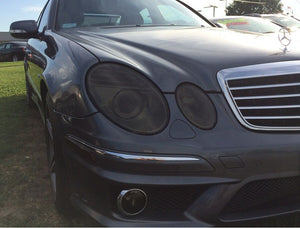 2003-2009 Mercedes E-Class | Headlight PreCut Tint Overlays