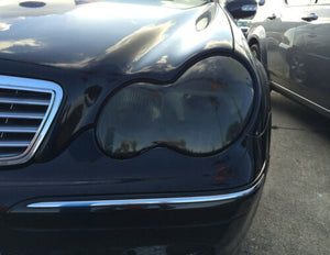 2001-2007 Mercedes C-Class | Headlight PreCut Tint Overlays