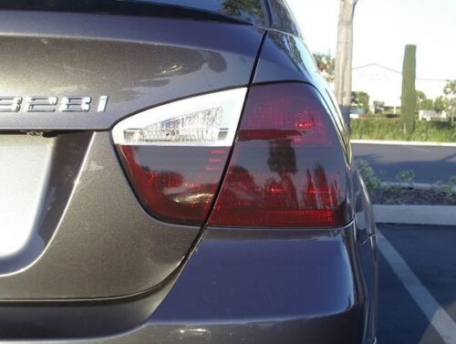 2006-2008 BMW 3 Series E90  Tail Light Reverse Cutout PreCut Tint