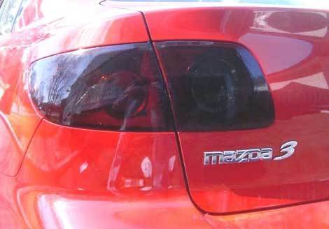 2004-2009 Mazda 3 Sedan | Tail Light PreCut Tint Overlays