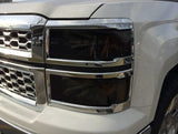 2014-2015 Chevrolet Silverado | Headlight PreCut Tint Overlays