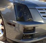 2005-2011 Cadillac STS | Headlight PreCut Tint Overlays